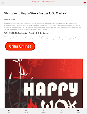 Happy Wok Madison Ordering Screenshot 3