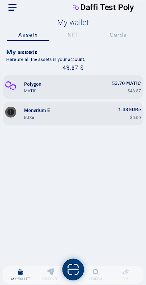 DaffiOne Wallet Screenshot 2