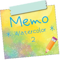 Sticky Memo *Watercolor* 2