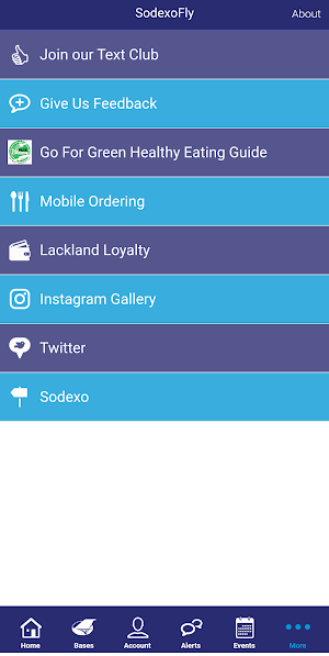 SodexoFly App Screenshot 2