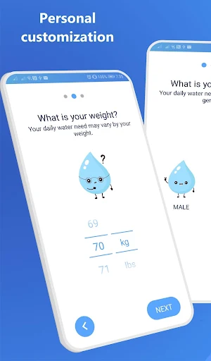 Water Drinking Reminder & Water Tracker Screenshot 2