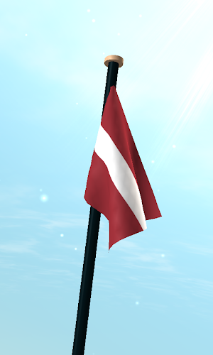 Latvia Flag 3D Live Wallpaper Screenshot 2