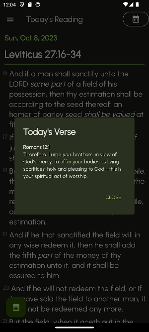 Bible In A Year Screenshot 3