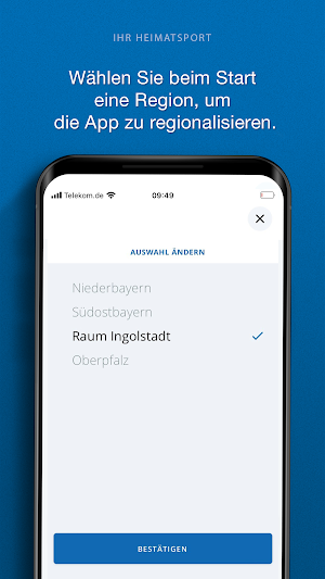 Heimatsport App Screenshot 1