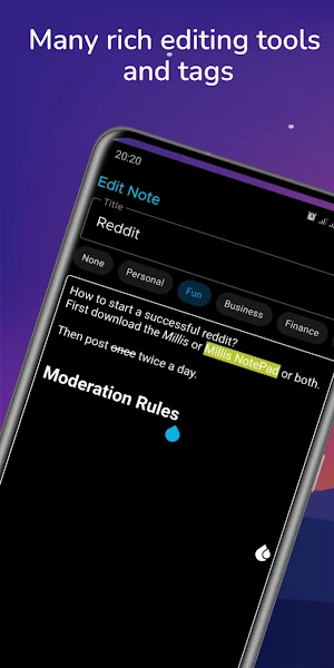 Millis NotePad: Notes Screenshot 1