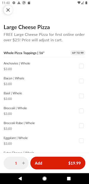 DJ's Pizza Shelton Screenshot 3