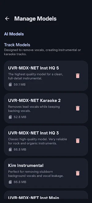 UVR Mobile – Vocal Remover Screenshot 1
