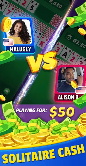 Solitaire Cash Win Real Money Screenshot 1