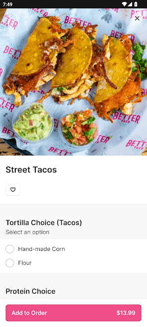 The Better Taco Screenshot 2