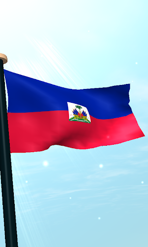 Haiti Flag 3D Free Wallpaper Screenshot 3