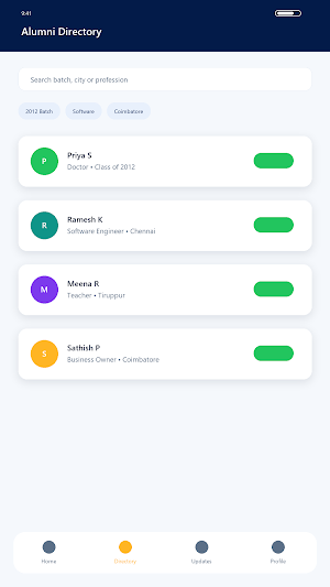PVKN Alumni Screenshot 1