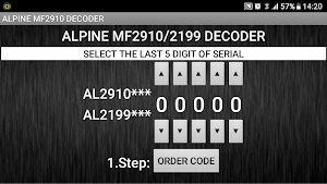 MF2910 Radio Code Decoder Screenshot 1