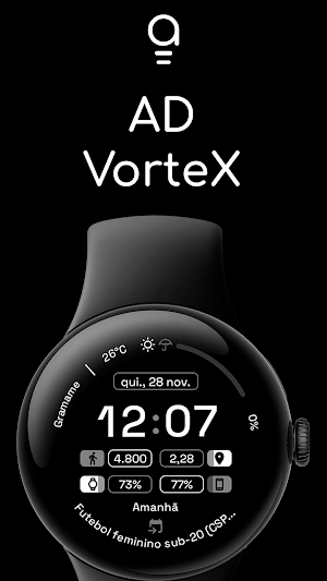 AD VorteX - Watch Face Screenshot 0