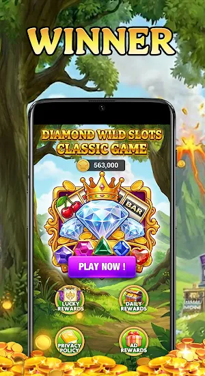 DiamondWild Slots Classic Game Screenshot 1