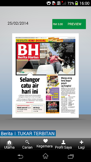 Berita Harian ePaper Screenshot 0
