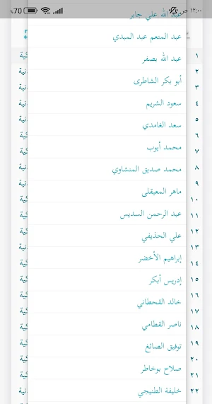 القران الكريم بصوت جميع قراء Screenshot 1