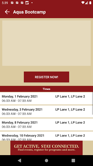 Boston College Campus Rec Screenshot 3