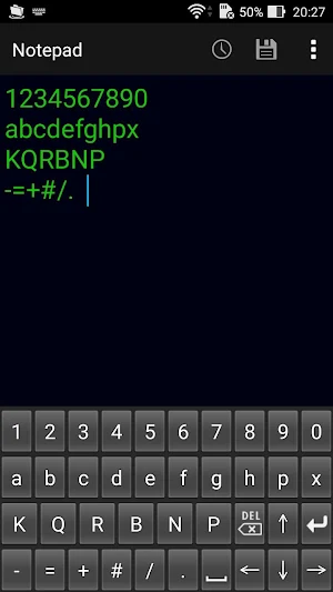 Chess keyboard Screenshot 0