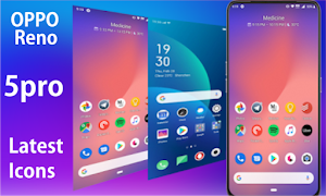 Theme for OPPO Reno 5 Pro Launcher: Wallpapers Screenshot 3