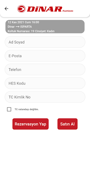 Dinar Turizm Screenshot 3
