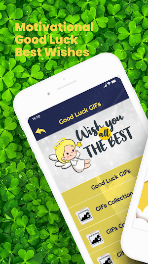 Good Luck Best Wishes Card GIF Screenshot 0