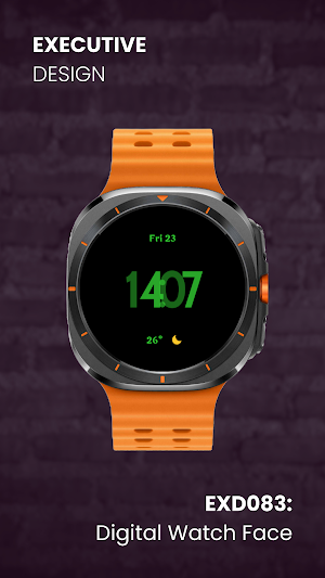 EXD083: Digital Watch Face Screenshot 2