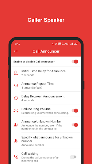 Caller ID & Speaker screenshot 4
