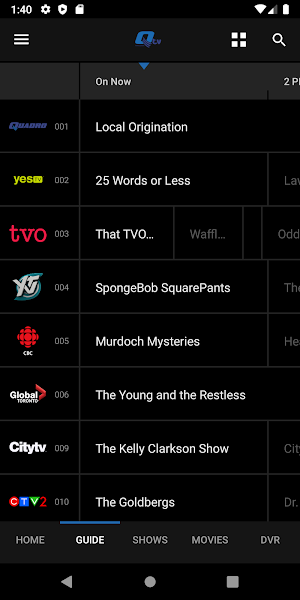 Q tv From Quadro Screenshot 1