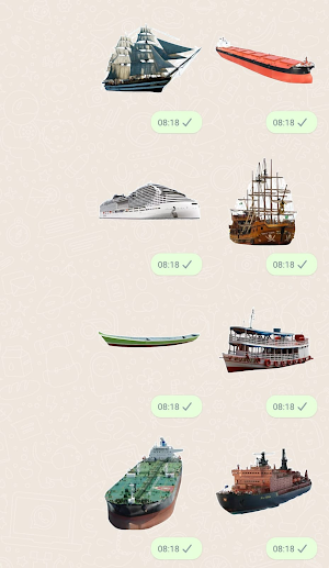 Boats and Ships Stickers Screenshot 3