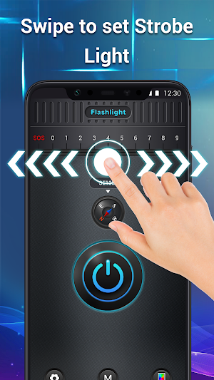 Led Flashlight - Morse , SOS Screenshot 1