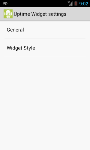 Uptime Widget Screenshot 2