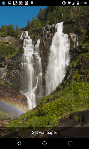 Waterfall Live Wallpapers Pro Screenshot 2