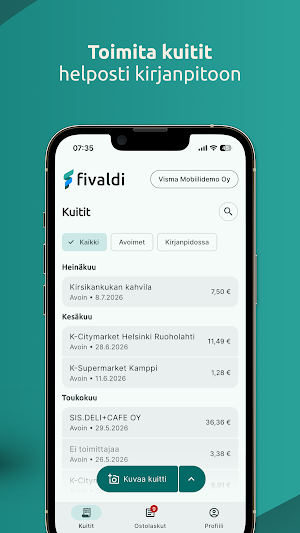 Fivaldi Screenshot 1