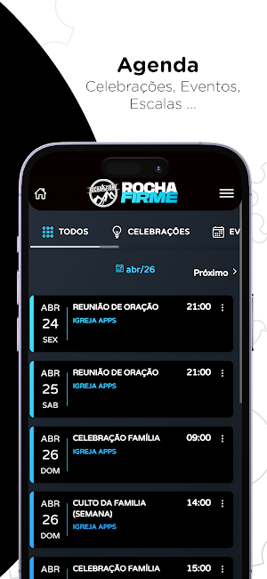 COMUNIDADE CRISTÃ ROCHA FIRME Screenshot 3