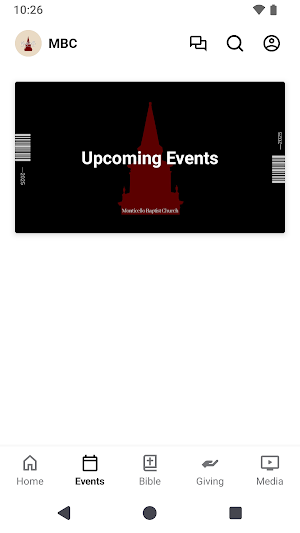 Monticello Baptist Church Screenshot 1