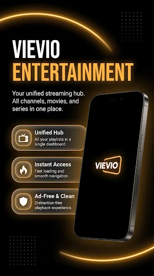 Vievio - M3U Media Player Screenshot 2