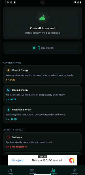 MoodCast Screenshot 2