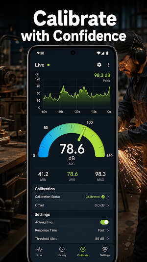 DecibelScope Sound Meter Screenshot 0
