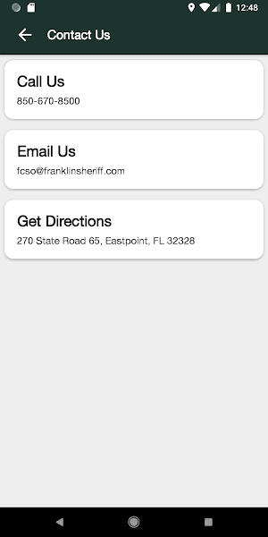 Franklin County Sheriff (FL) Screenshot 1