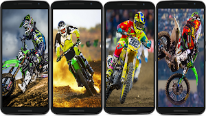 motocross wallpaper Screenshot 0