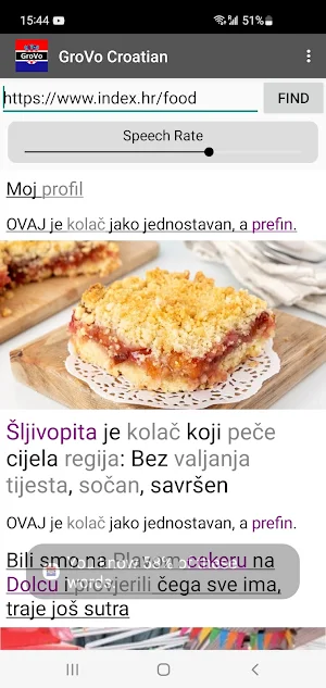 GroVo Croatian Screenshot 3