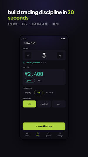 Niyam: Trading Journal Screenshot 0