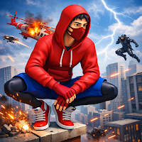 Spider Fighting-Rope Hero Game