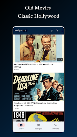 Old Hollywood Classic Movies Screenshot 1
