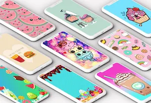 Cute Food Wallpaper 🍔🍕🥪 Screenshot 0