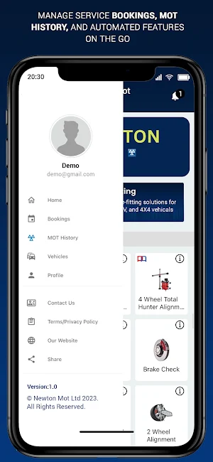 Newton Mot Ltd Screenshot 1