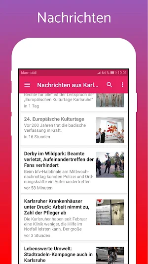 Karlsruhe Zeitung Screenshot 1