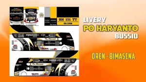 Livery PO Haryanto Bussid Screenshot 3