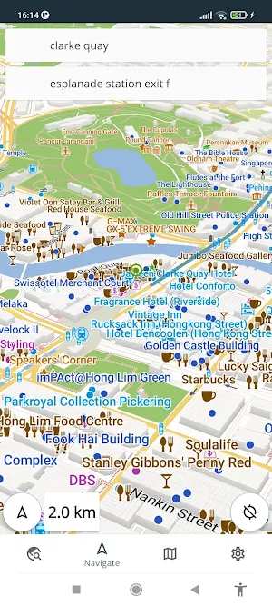 Singapore Offline Map Screenshot 2