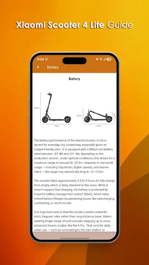 Xiaomi Scooter 4 Lite Guide Screenshot 3